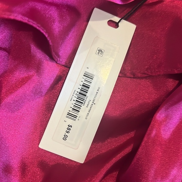 Steve Madden NWT one shoulder romper pink Small - Picture 4 of 5